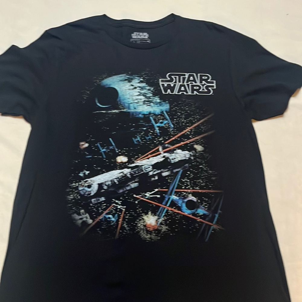 Star Wars tee.